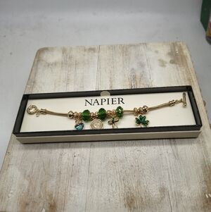 Napier St Patrick's Day Charm Bracelet